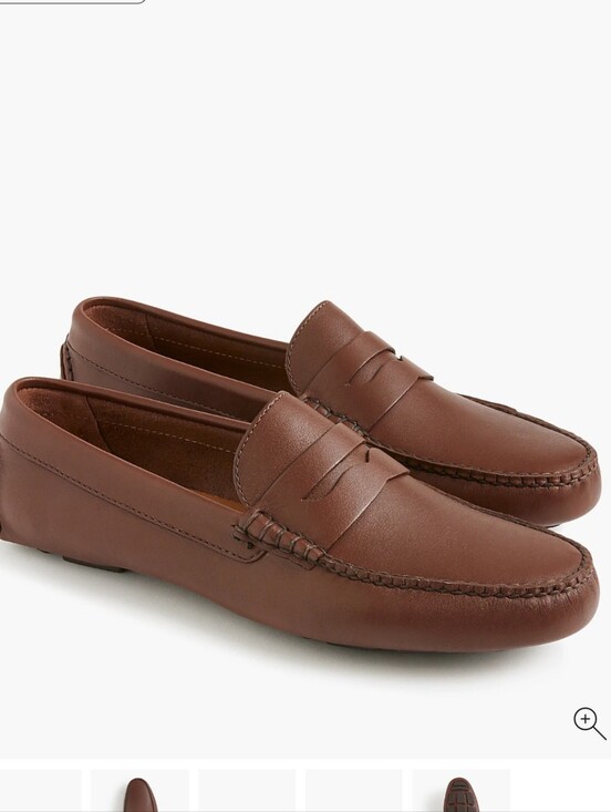 J. Crew Factory Other - J Crew Factory Mens Brown Leather Driving Shoes 8